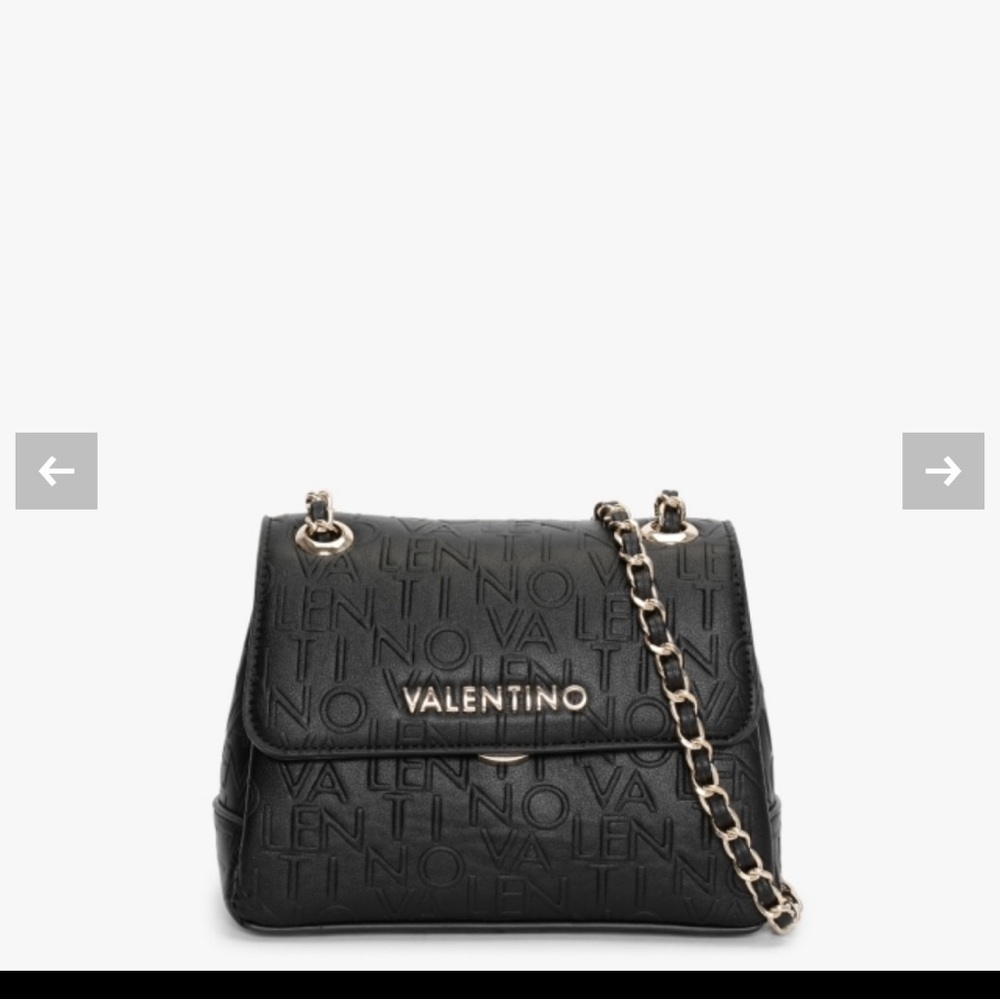 Valentino Embossed Nero Bag